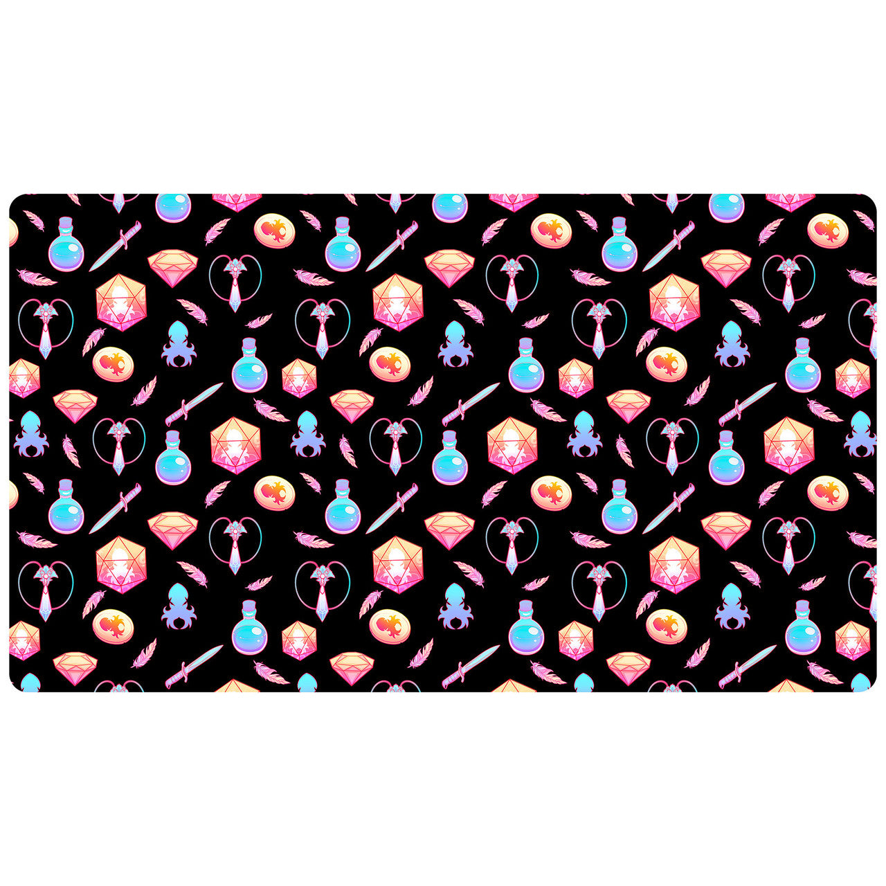 Potions and Playthings Black Game Mat